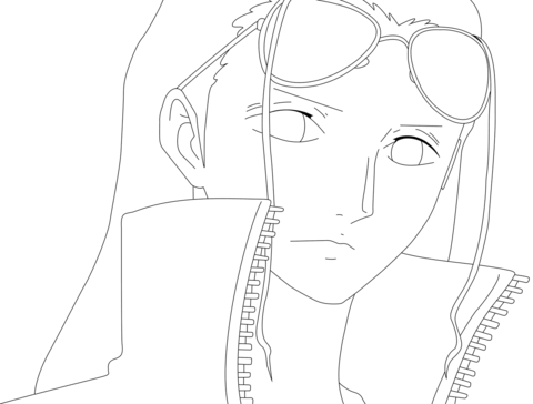 Nico Robin From One Piece Coloring Page